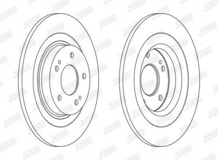 Диск гальмівний Jurid 563216JC