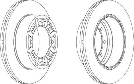 Диск гальмівний Jurid 569269J (фото 1)