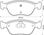 JURID VOLVO Тормозные колодки дисковые C70,V70 98-00 571457J