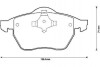 JURID Колодки тормозные передние SHARAN,FORD GALAXY 95- 571900J