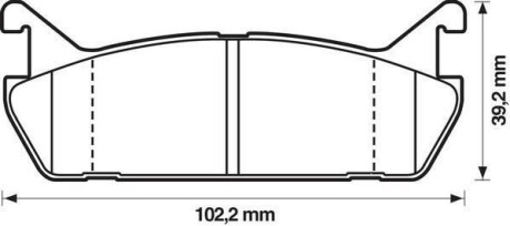 Колодки гальмівні дискові Jurid 572163J