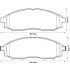 JURID NISSAN Тормозные колодки передн. Navara 02- 572551J