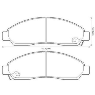 Колодки гальмівні дискові Jurid 572643J (фото 1)