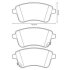 Колодки гальмівні дискові 572657J