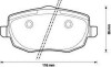 JURID FIAT Тормозные колодки передн. LANCIA YPSILON 1.2-1.4 03 573144J