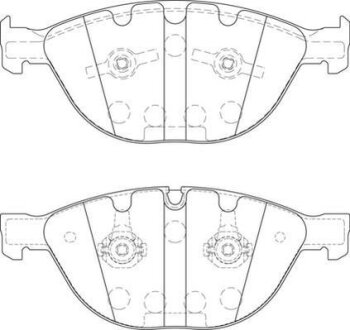 Колодки гальмівні дискові Jurid 573150J (фото 1)