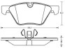 JURID BMW гальмівні колодки перед. 1-serie E87/88, 3-serie E90/91 573187J