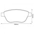 Гальмівні колодки пер. Corsa 09-14 (BOSCH) 573204J
