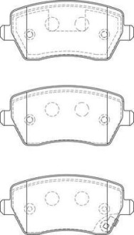 Тормозные колодки пер. NISSAN Micra, Note 03- RENAULT Clio, Kangoo 1.5DCI Jurid 573255J (фото 1)