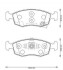 JURID Тормозные кол. пер.  FIAT Panda 12- 573366J