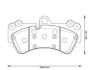 JURID Тормозные колодки передние VW TOUAREG 4.2 02- 573376J