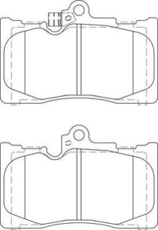 Колодки гальмівні дискові Jurid 573413J (фото 1)