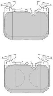Гальмівні колодки пер. BMW 1 (F20)/3 (F30/F31/F80) 11-19 (Brembo) Jurid 573602J (фото 1)