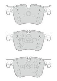 CITROEN Тормозные колодки пер. C4 Grand Picaasso, C4 Picasso,Peugeot 308 Jurid 573621J