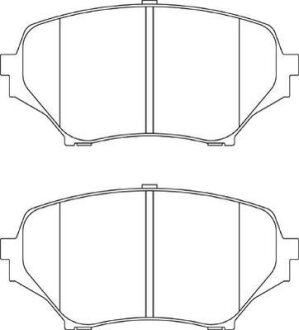 Колодки гальмівні дискові Jurid 573639J (фото 1)