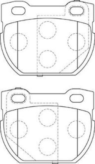 Колодки гальмівні дискові Jurid 573644J (фото 1)