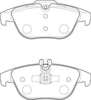 Колодки гальмівні дискові Jurid 573735J (фото 1)