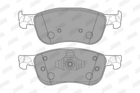 Колодки гальмівні дискові Jurid 573779J