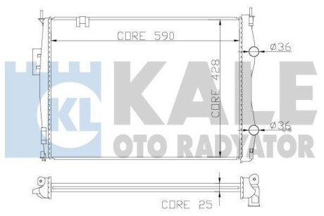 Фото 1 - nissan радиатор охлаждения qashqai 1.6/2.0 07- KALE 342055 NISSAN Радиатор охлаждения Qashqai 1.6/2.0 07- KALE 342055 (фото 1)