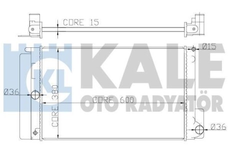 Радиатор охлаждения Toyota Auris, Avensis, Corolla, Verso Radiator KALE 372000
