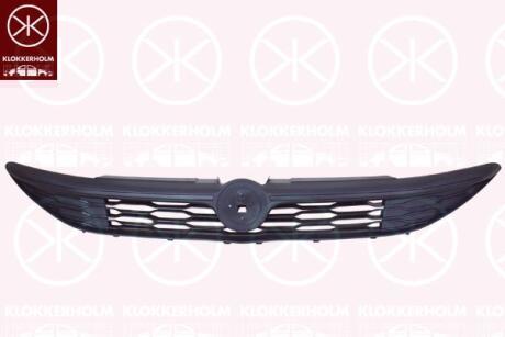 Облицювання радіатора, чорн., верхня частина KLOKKERHOLM 2043991 (фото 1)