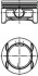 Поршень з кільцями OPEL 73.4 ASTRA H Z14XEP (вир-во KS) 40386600