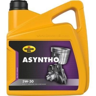 Моторное масло Asyntho 5W-30 синтетическое 4 л KROON OIL 34668