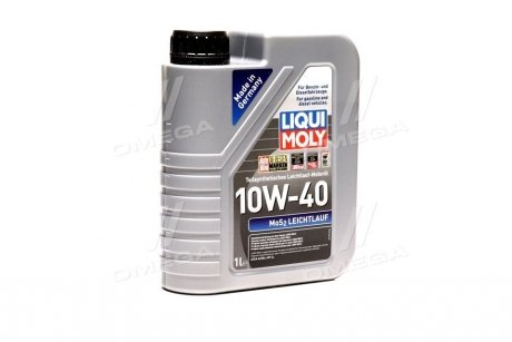 Масло моторн. MoS2 Leichtlauf 10W-40 (Канистра 1л) LIQUI MOLY 1930 (фото 1)