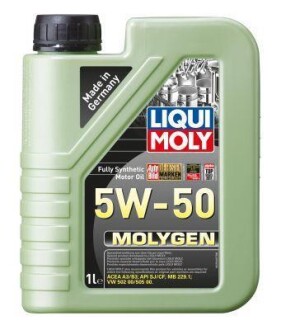 Масло моторное 1L 5W50 molygen Full Synth LIQUI MOLY 2542 (фото 1)