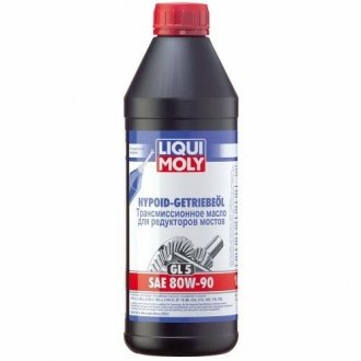 Трансмиссионное масло Hypoid-Getriebeoil (GL-5) 80W-90, 1л LIQUI MOLY 3924 (фото 1)