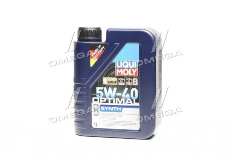Масло моторн. OPTIMAL SYNTH 5W-40 (Канистра 1л) LIQUI MOLY 3925 (фото 1)