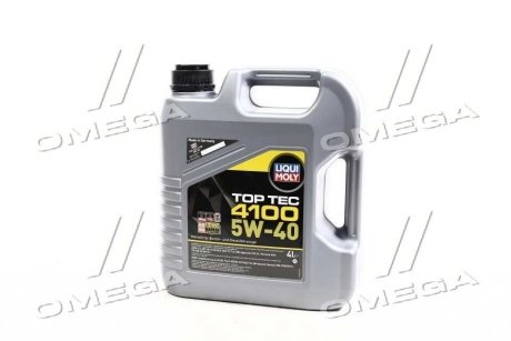 Масло моторн. TOP TEC 4100 5W-40 API SN/CF ACEA A3/B4/C3 (Канистра 4л) LIQUI MOLY 7547 (фото 1)