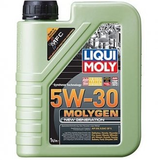Олива моторн. Molygen New Generation 5W-30 (Каністра 1л) LIQUI MOLY 9041 (фото 1)