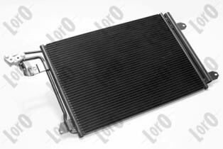 Радиатор кондиционера A3/Octavia/Superb/Caddy III/Golf IV/Passat 1.6/1.8/1.9/2.0 i/TSI/TDI 03- Loro 053-016-0016 (фото 1)
