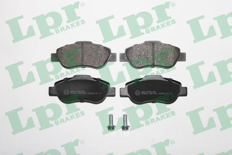 Колодки гальмівні передні дискові FIAT PANDA 03-12 LPR 05P1240 (фото 1)