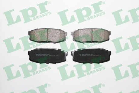 Комплект гальмівних колодок з 4 шт. дисків LPR 05P1419 (фото 1)