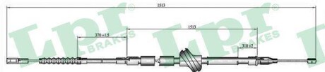 Тросик стояночного тормоза LPR C0055B