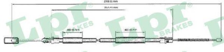 Тросик стояночного тормоза LPR C0211B