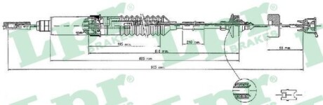 Трос зчеплення LPR C0241C