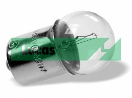 Лампа 12V 5W BA15s R5W BLISTER, к-т 2шт. LUCAS LLB207PX2 (фото 1)