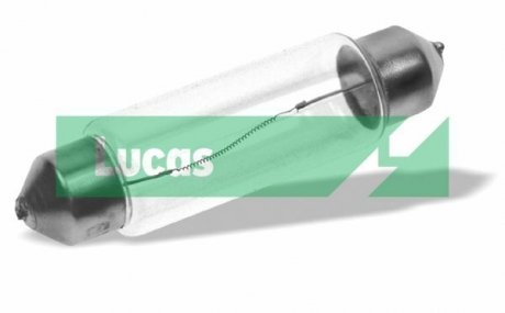 Лампа 12V 10W SV8-8,5 11x35mm, к-т (10шт.) LUCAS LLB272T (фото 1)