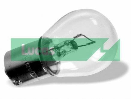 Лампа 12V 21W BA15s P21W, к-т (10шт.) LUCAS LLB382T (фото 1)