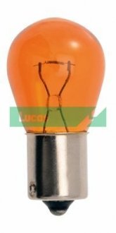 Лампa 12V 21W BAU15s PY21W, к-т 2шт. LUCAS LLB581PX2 (фото 1)
