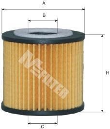 Фільтр оливний (фільтр-патрон) M-FILTER TE600 (фото 1)