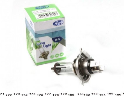 Лампа фарная H4 12V 60/55W P43t MAGNETI MARELLI 002535100000