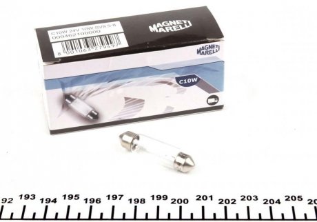 Автолампа C10W MAGNETI MARELLI 009462100000