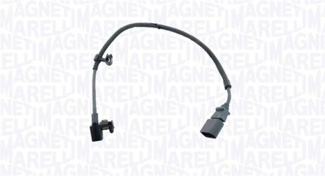 Датчик положення колінчастого вала AUDI A2 SEAT AROSA, CORDOBA, IBIZA II, IBIZA III, INCA SKODA FABIA I VW CADDY II, CADDY II/MINIVAN, GOLF IV, LUPO I, POLO, POLO III 1.0/1.4/1.6 07.95-04.12 MAGNETI MARELLI 064848257010 (фото 1)