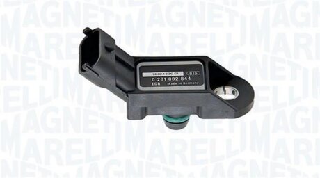 Датчик тиску у впускному колекторі (3 pin) ABARTH 500 / 595 / 695, 500C / 595C / 695C, GRANDE PUNTO ALFA ROMEO 147, 156, 166, GIULIETTA, MITO FIAT 500, 500 C, BRAVO II, DOBLO 0.6-2.5D 09.96- MAGNETI MARELLI 215810004300 (фото 1)