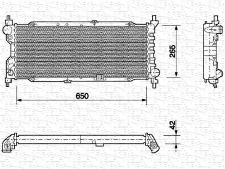 Радіатор охолоджування MAGNETI MARELLI BM588