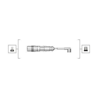 Высоковольтные провода SEAT 1.4, VW 1.0, 1.4 MAGNETI MARELLI MSQ0119